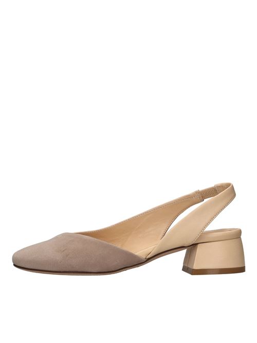 Décolléte slingback in pelle e camoscio LORENA PAGGI | 51453 CAM.-GLOVESAND-COCO